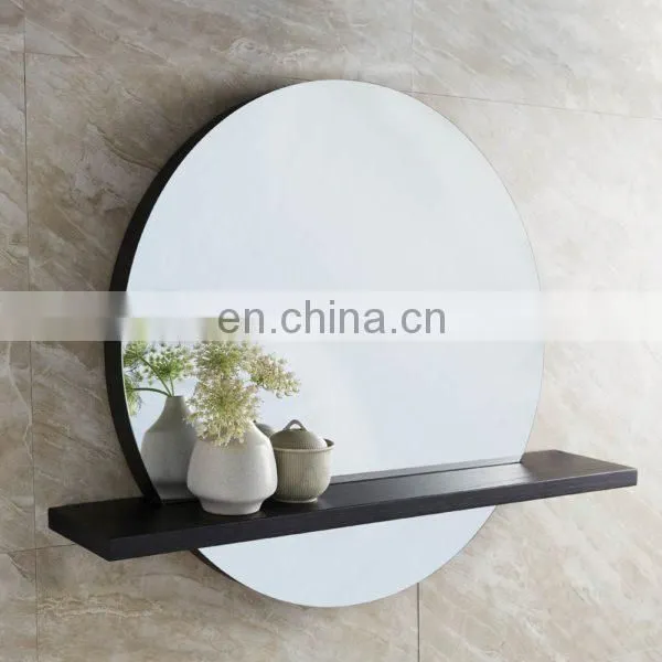 Single Side round makeup Mirror Rotation gold black color Metal Cosmetic Mirrors Round Glass Make Up Mirror with stand