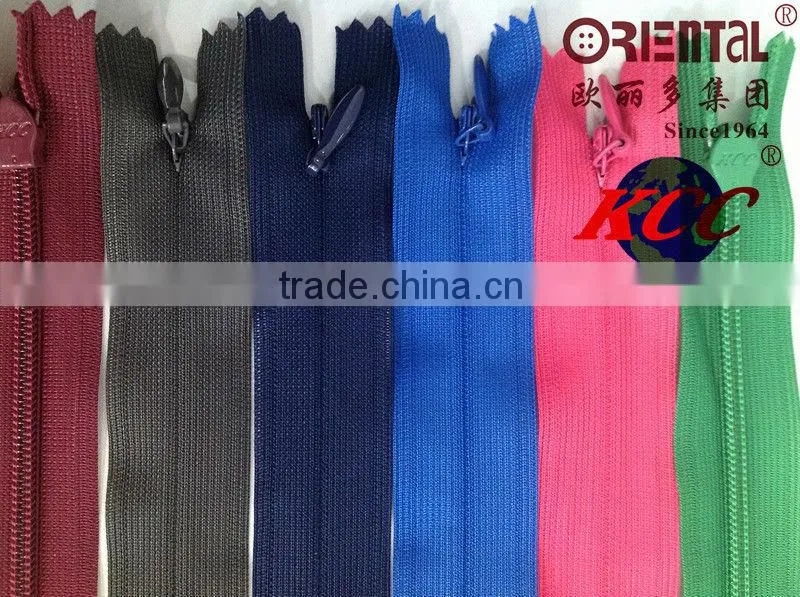 3# KCC invisible zipper/ dyeable tape