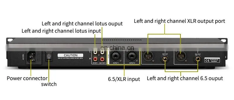 TKL T531 EQ Noise Reduction Digital Audio Equalizer w/ Spectrum Display 31 Bands For KTV Stage Performance