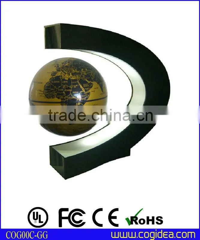 China manufacture magnetic floating globe,creative corporate gift levitating globe