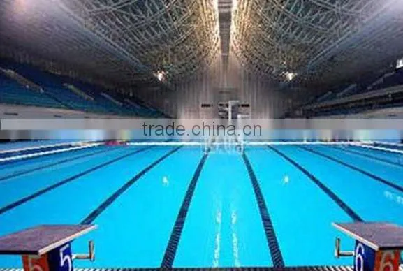 Steel structure frame for swimming pool cover
