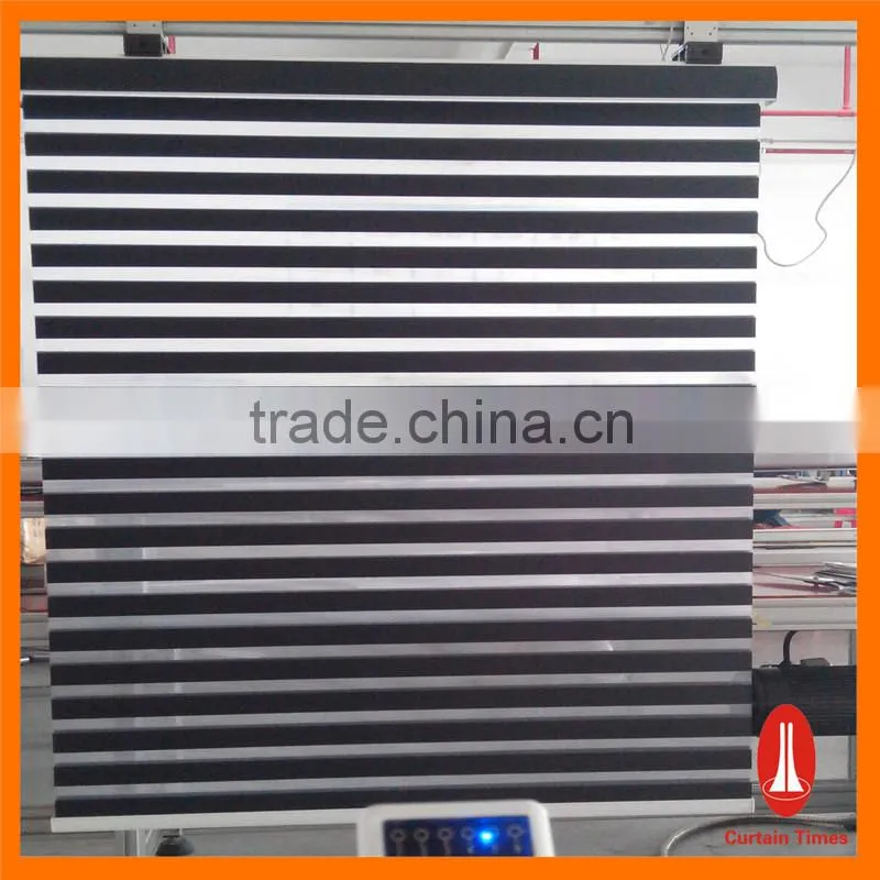 Curtain times custom window blind shades two layer fabric blinds design