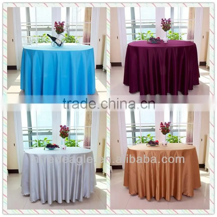 Round table cloth/wedding table cloth/hotel table cloth