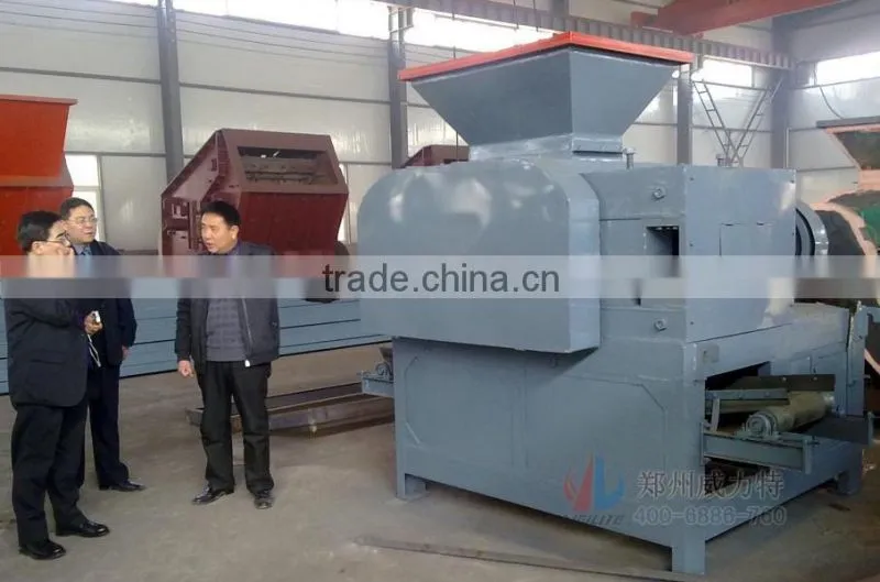 Briquetting peat machine / briquetting pillow shape iron ore powder machine