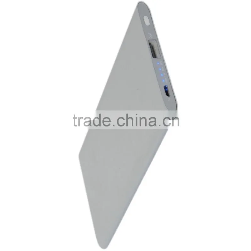 Free sample portable ultra slim power bank 5000mah easy life of power bank