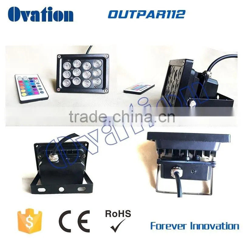 New China Outdoor par 12*1w RGBW(IR control)