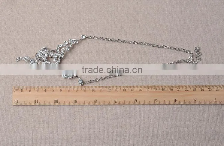 New Wedding Bride Rhinestone Crystal Necklace Set Wholesale
