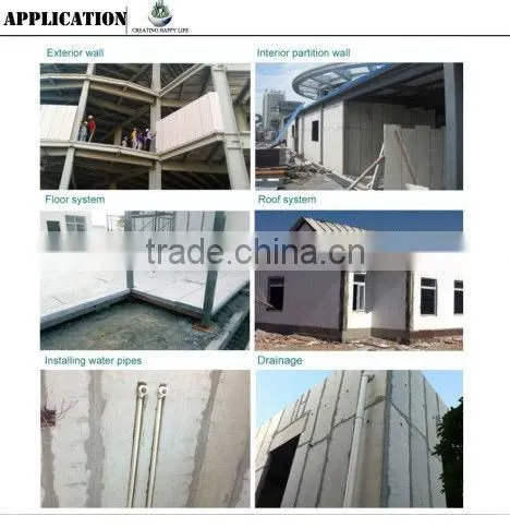 New technology wall building material Eps cement sandwich sips building panels