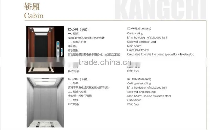 320KG Panoramic Residential elevator / home lift