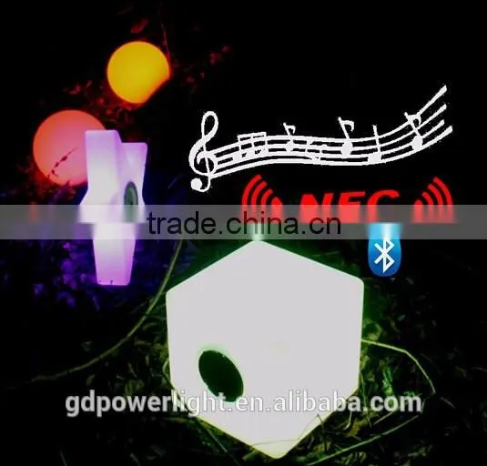 led cube with bluetooth stereo and remote control S001S