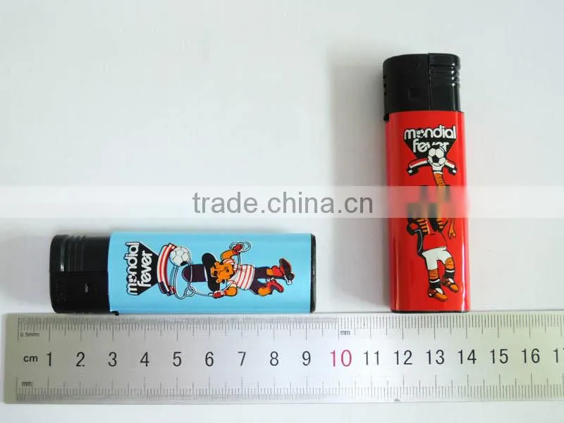 wrap picture disposable plastic cigarette lighter electric piezo windproof lighter
