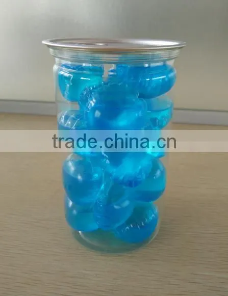 soluable gel detergent washing liquid capsules