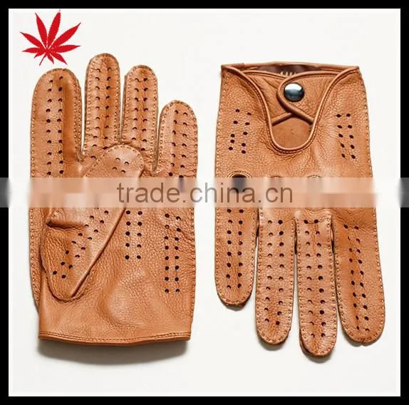 Locomotive model deerskin gloves outdoor sports gloves leather motorcycle racing gloves