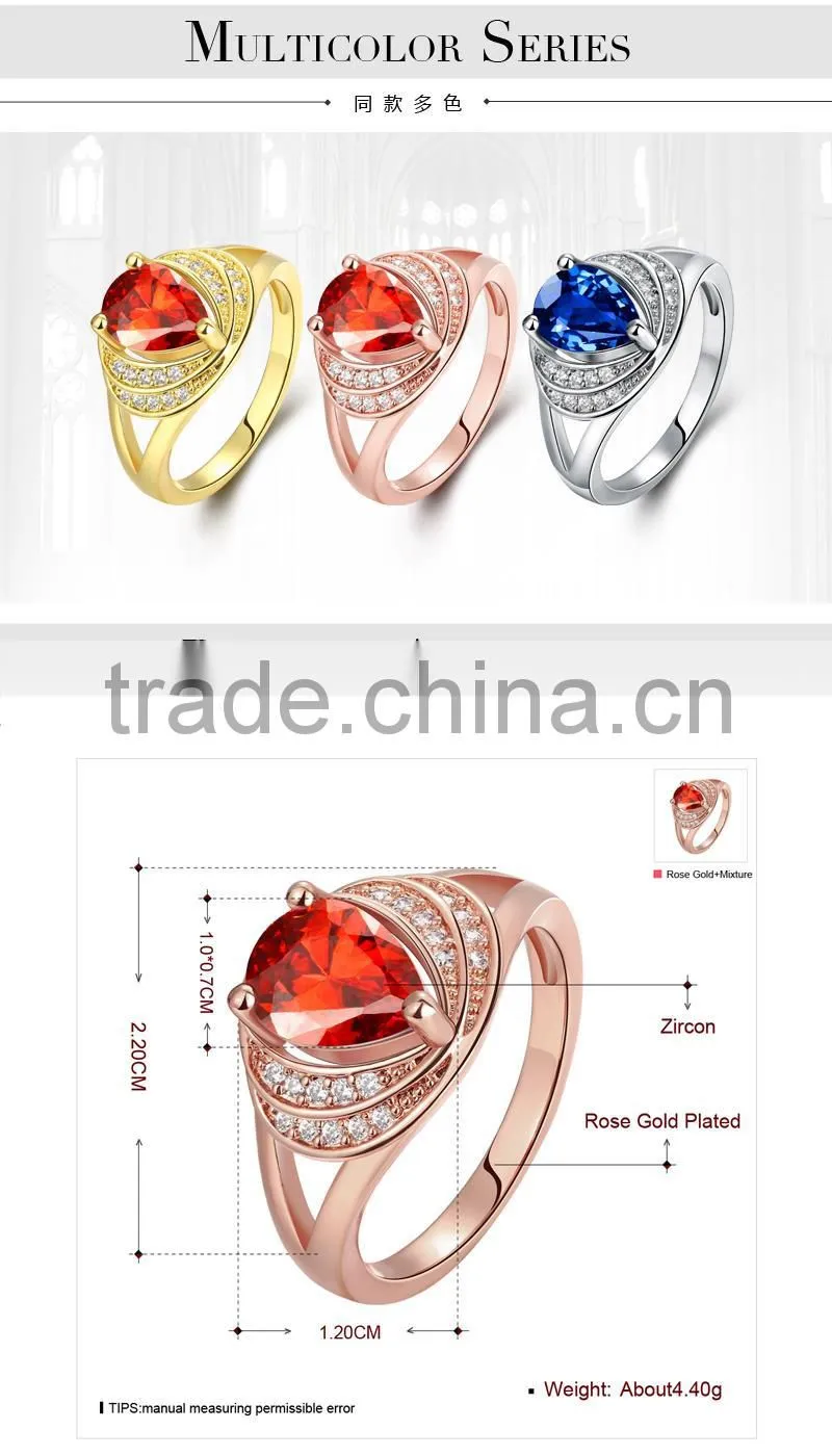 2015 new big stone rare gemstone ring design mens