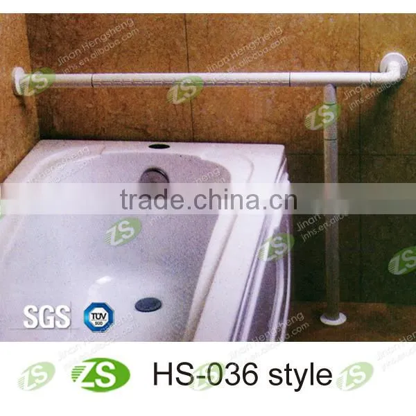 Standers security pole and stainless grab bar
