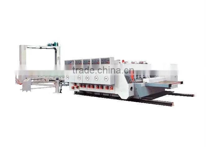 SYK 4210 high speed flexo printing and slotting and rotary die cutting machine