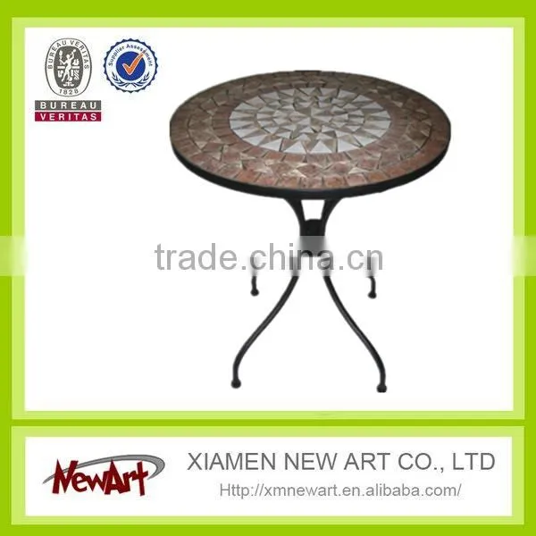 2016 new design garden decorative mosaic furiture patio outddor furniture set
