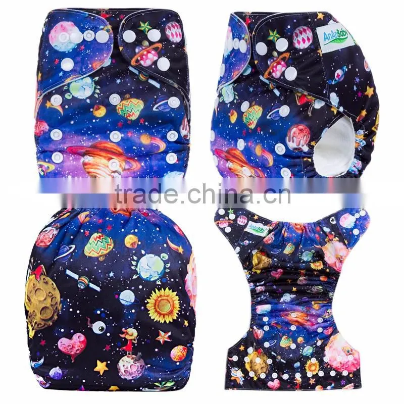 ananbaby resauble baby diapers washable anime cloth diapers