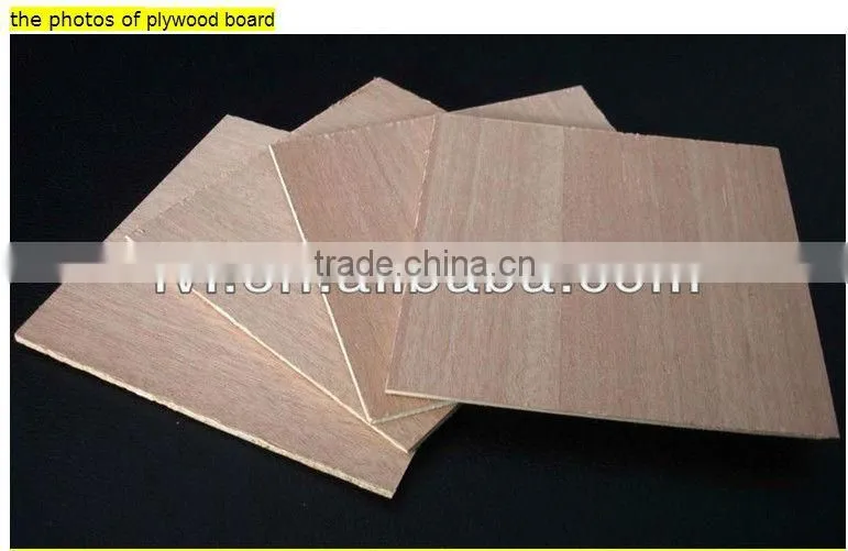 Okoume plywood with poplar core