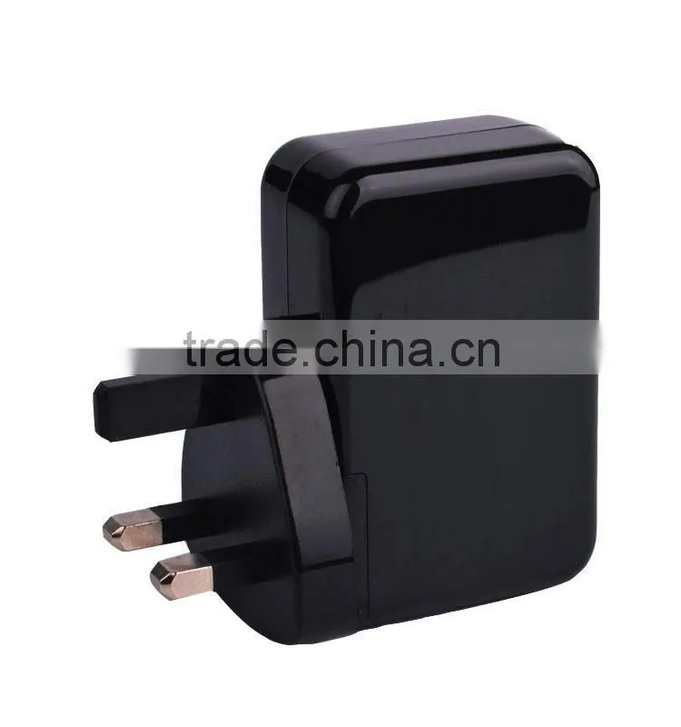 20w 5v4a four usb port replaceable plug power adapter