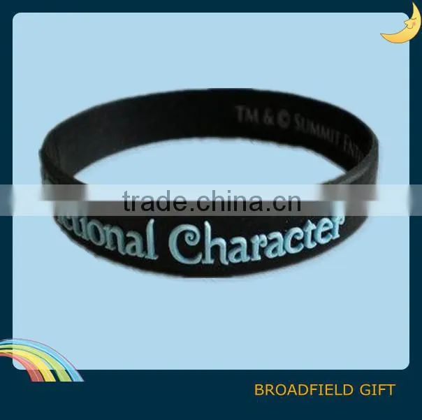 2014 NO1 adjustable silicone wristband for promotion
