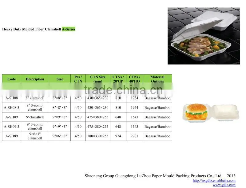 pulp food trays