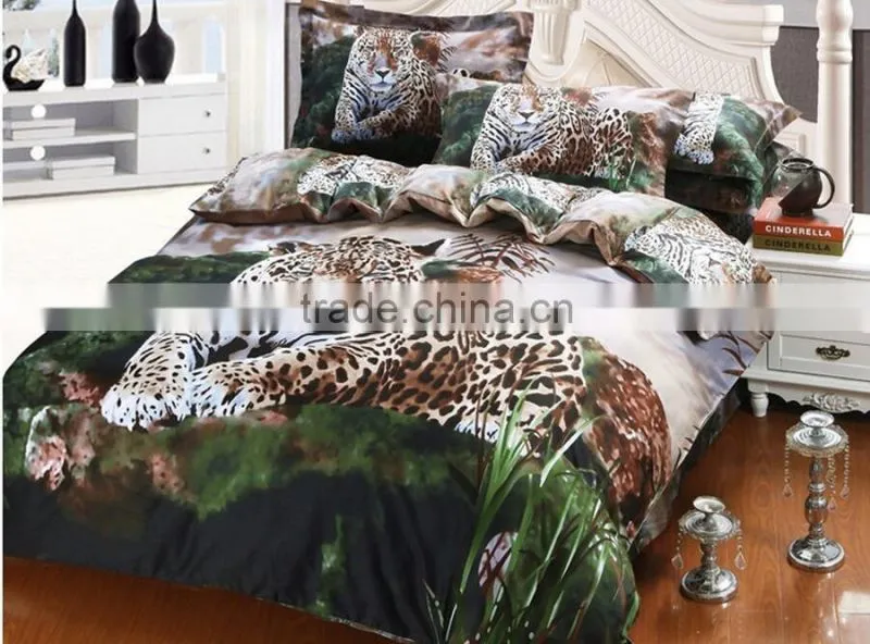 Lastest new design animal set 3d bedsheets