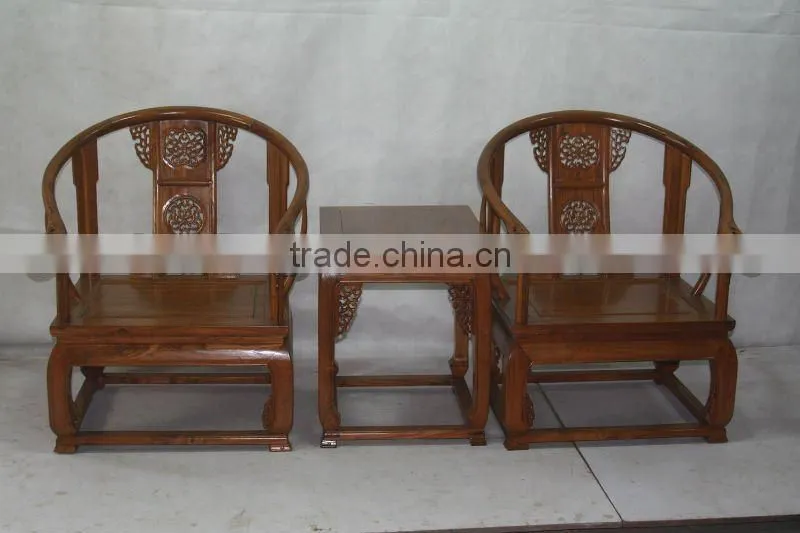 chinese antique pine wood beautiful and comfortable armchair