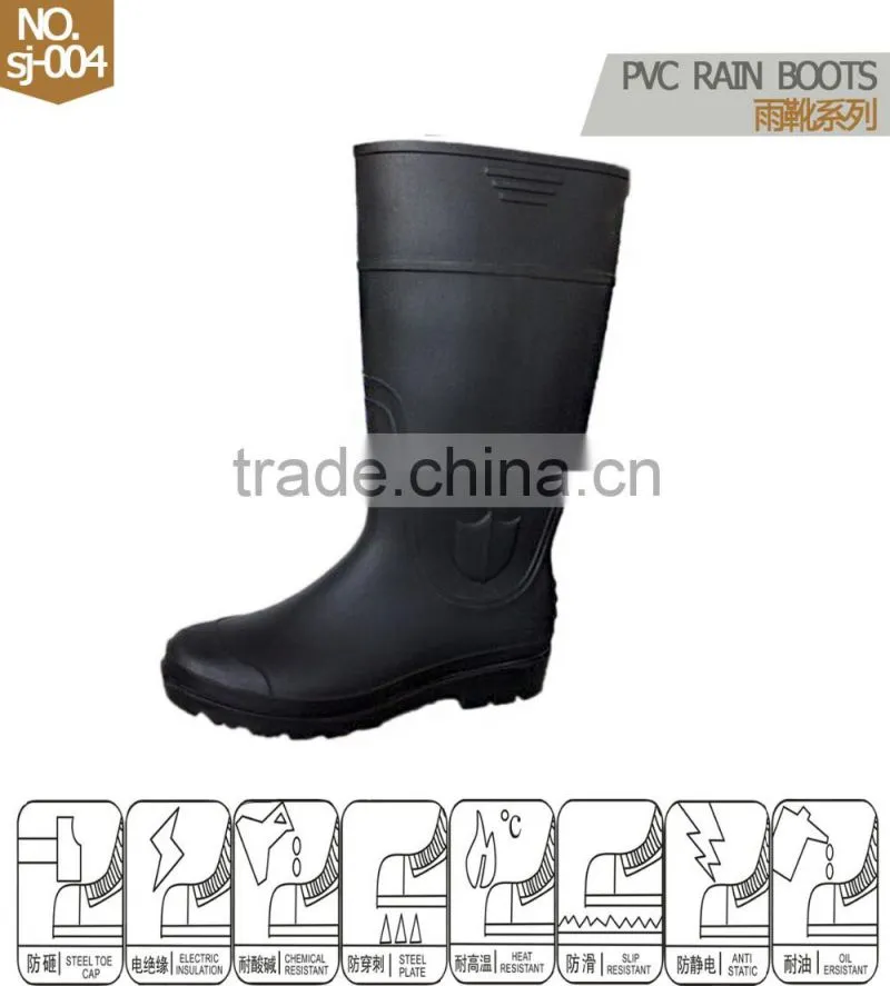 pvc rain boots heavy duty footwear manufacturer cheap price1370