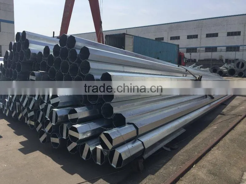 hot-dip-galvanized transimission poles