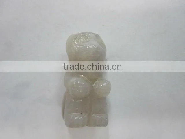 Rose Quartz carved monkey