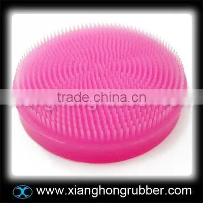 soft and good feeling silicone brush for face