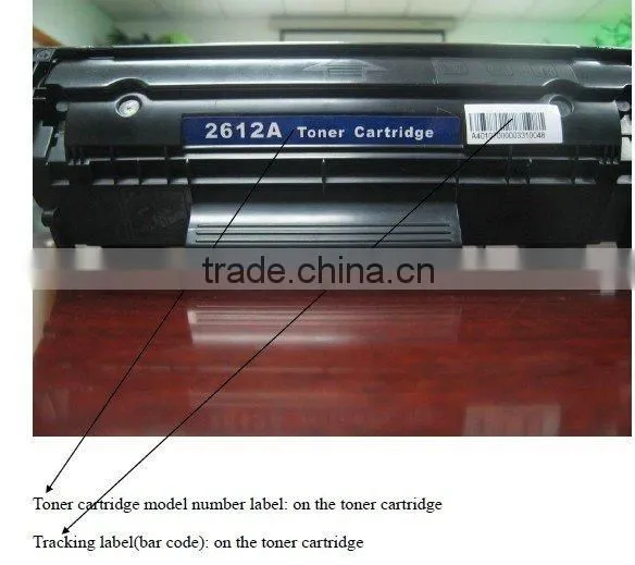 Laser Toner Cartridge Q2612 A for HP 1010