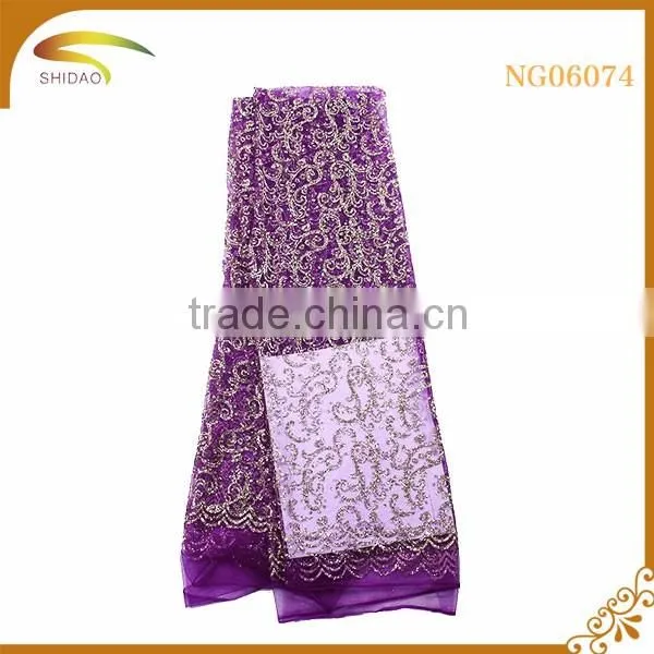 custom wholesale clothes accessories african swiss volie lace trim floral