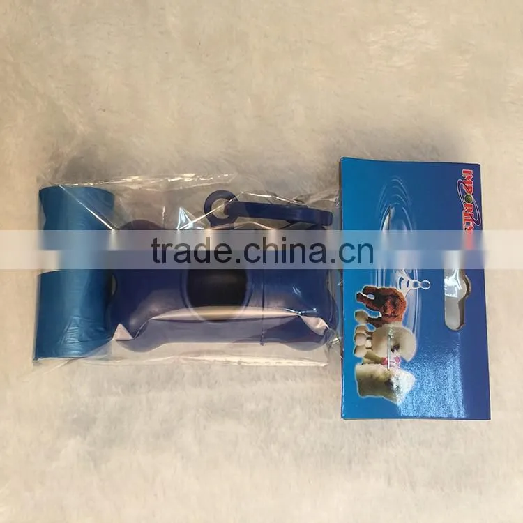 cold color dog waste bag and dispenser