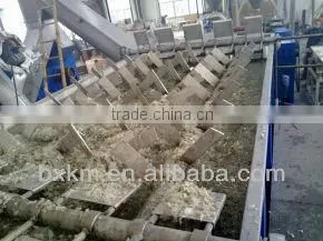 waste PP PE film plastic washing recycling line