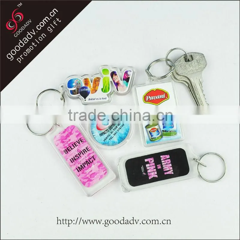 Customized Logo OEM Designed personalized acrylic keychain