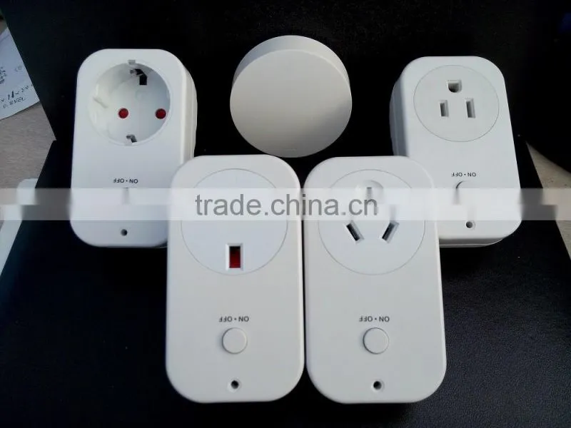P1 Remote control socket with high end 433MHz battery- free transmitter socket