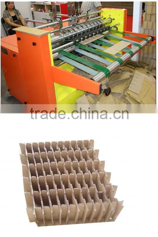 High Speed Feeder Automatic Corrugated Clapboard Cardboard Partition Slotter Machine