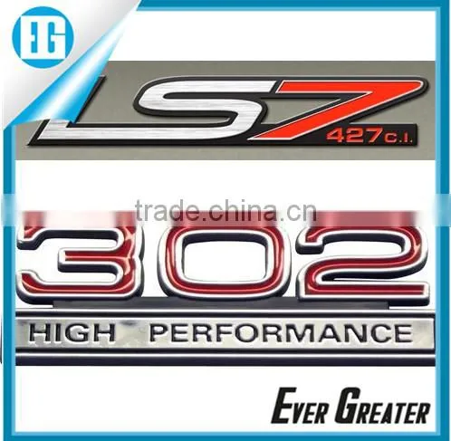 grille badges Custom Chrome auto badge logo Custom Plastic Emblems auto metal emblems badges