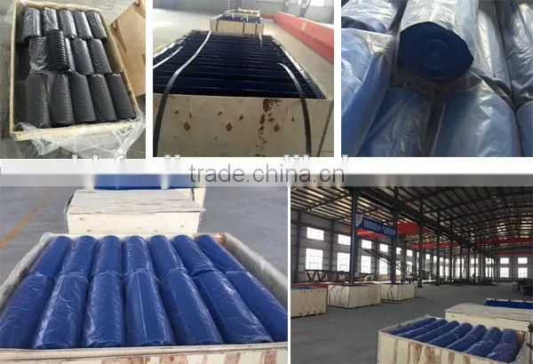 Belt Conveyor Steel Pipe Heavy Duty Gravity Idler With Electrostatic Spraying