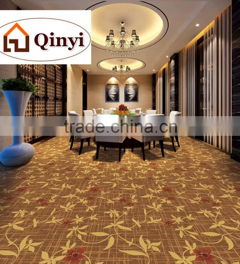 High Quality Luxury Warmth Polyester Yarn Printing Hotel Hall Corridor Carpet Customize Pattern Star Carpet