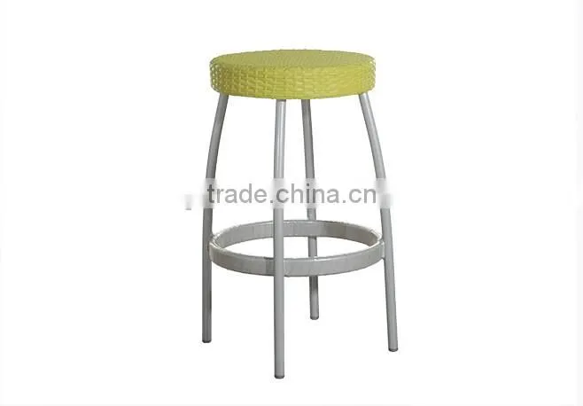 Sea beach Bamboo Aluminum bar stools