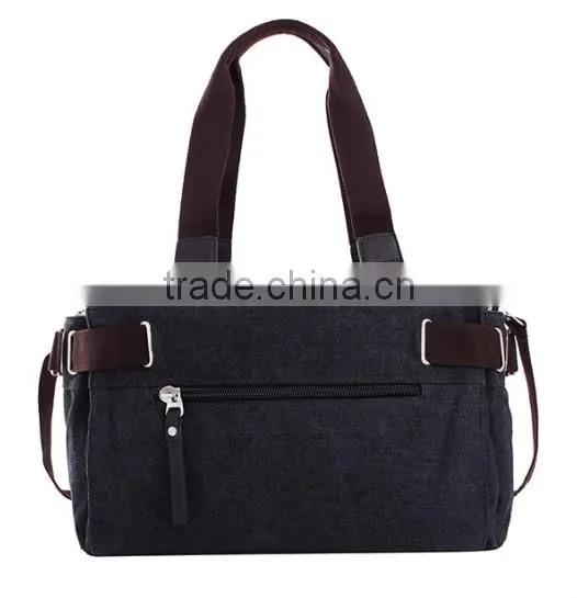 Latest Korean new design lady shoulders bag men/woman fashion canvas man bag