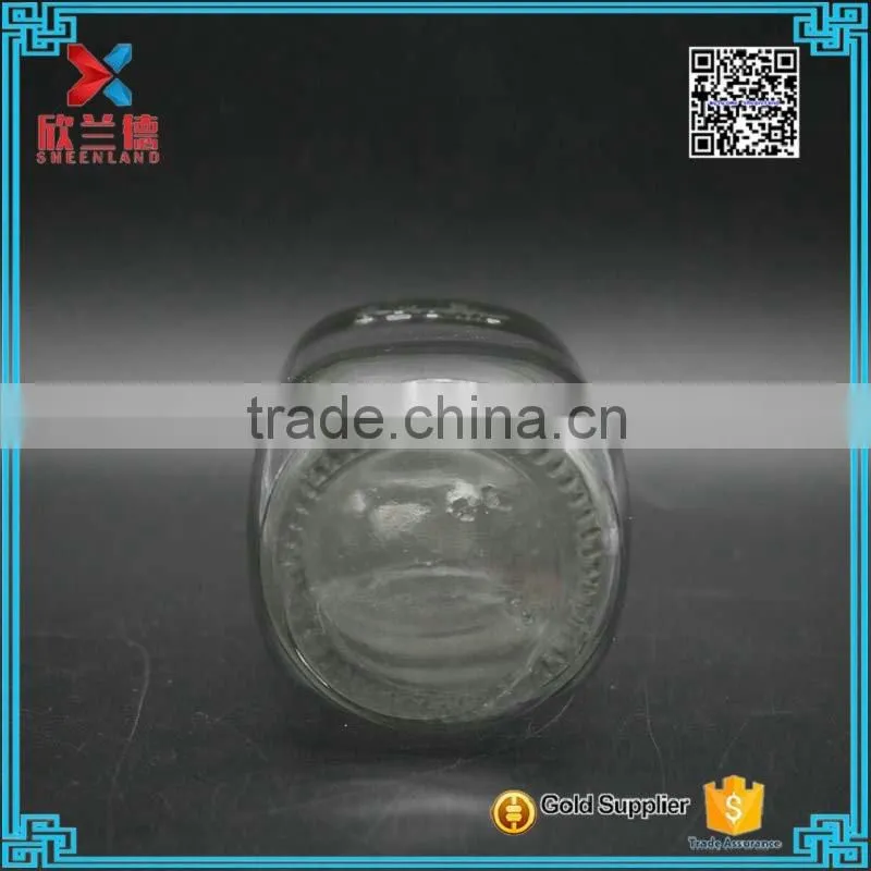 wholesale glass milk bottle with metal cap 320ml