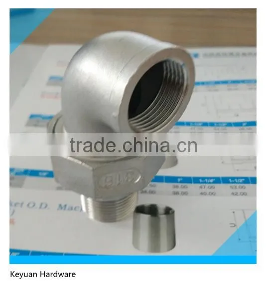 1" Female x 1" Female Cast Union Coupling Elbow Type
