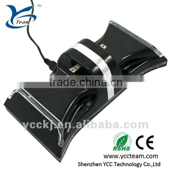 New for ps3 move controller 4 in1 dock charge station/charger stand