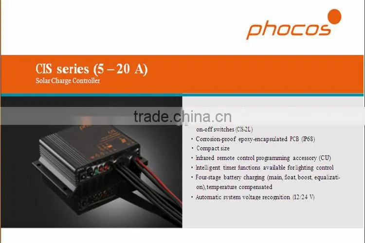 Phocos solar charge controller 48 volt solar charge controller