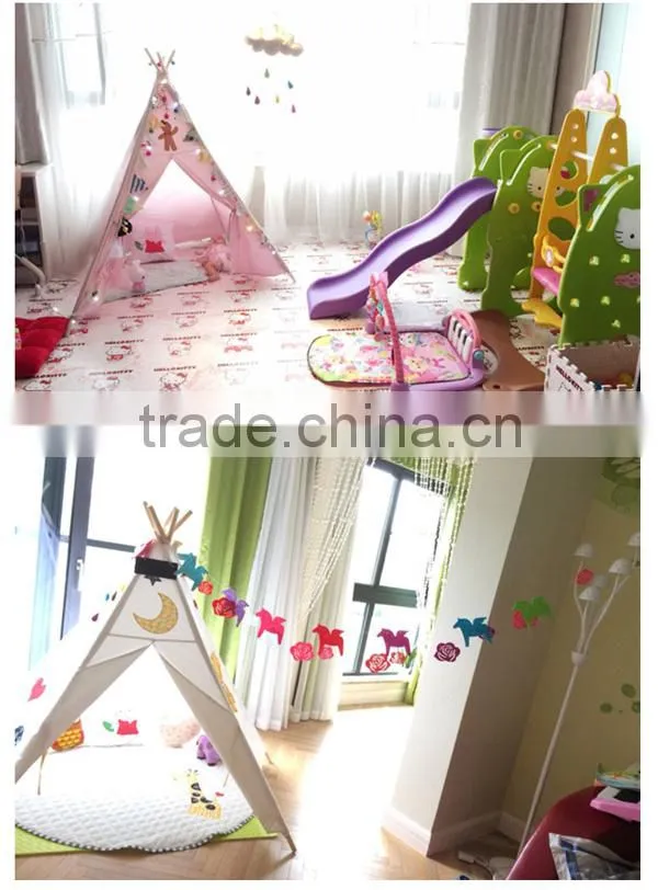 Early childhood toy tent game house Indian children's baby toy house indoor tent canvas