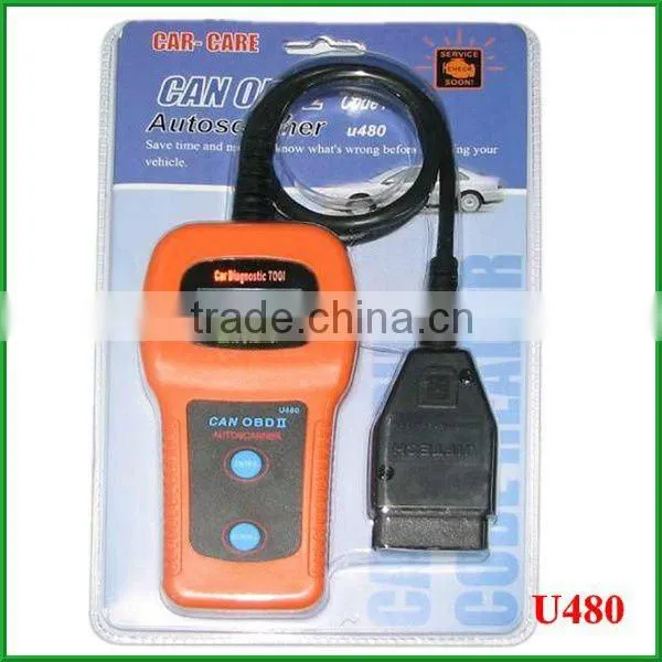 U480 Car CANBUS trouble Code OBDII OBD 2 reader Scanner Diagnostic Engine Check